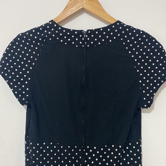 Hell Bunny - Suzy Parker Black with White spotted Dress - size Small - Picture 5 of 9